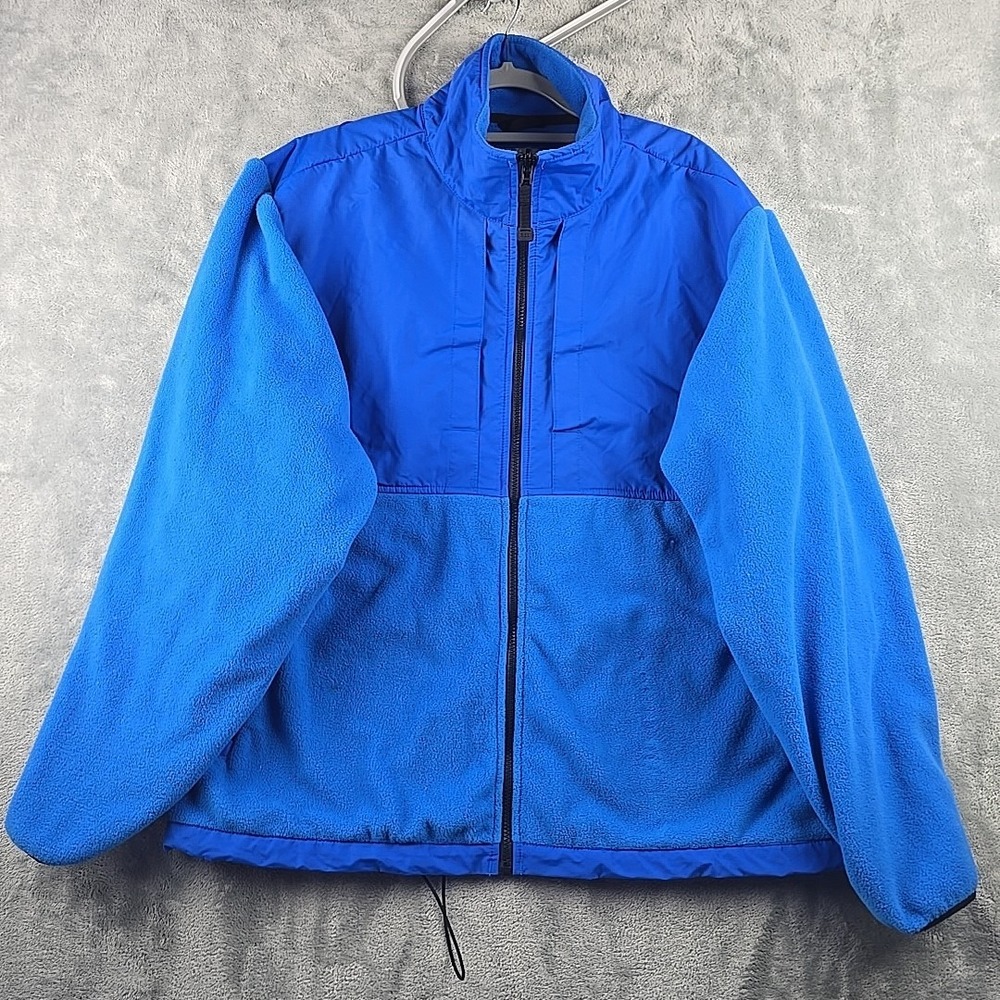 5.11 Tactical Series Jacket Mens XL Cobalt Blue Fleece Full Zip Up‎ Coat Flaw